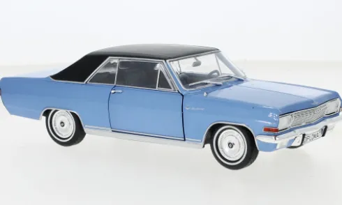 Opel Diplomat A V8 Coupé, blau/schwarz, 1965, 1:24, WhiteBox