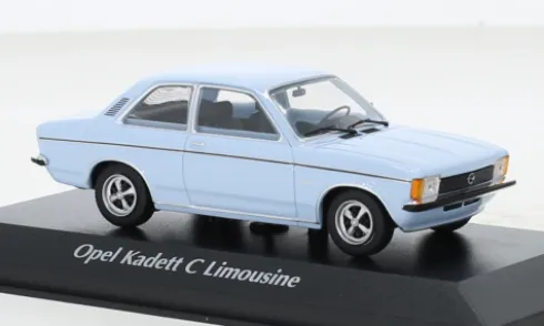 Opel Kadett C Berlina, hellblau, 1978, 1:43, Maxichamps
