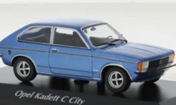 Opel Kadett C City, blau, 1978, 1:43, Maxichamps