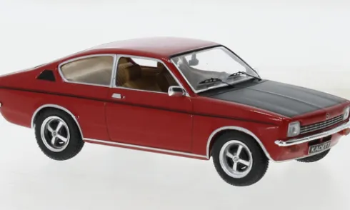 Opel Kadett C Coupe SR, rot/schwarz, 1976, 1:43, IXO