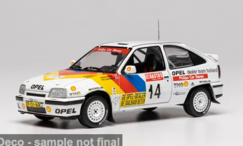 Opel Kadett E GSI, Circuit des Ardennes, 1992, #14, E.Doctor/T.Badenberg, 1:43, IXO