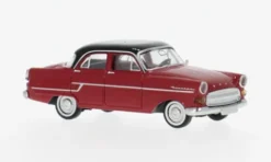 Opel Kapitän, dunkelrot, 1956, 1:87, Brekina