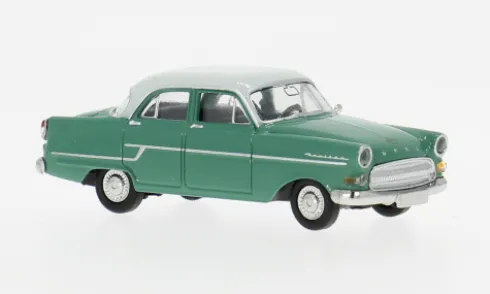 Opel Kapitän, grün, 1956, 1:87, Brekina