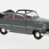 Opel Olympia Cabrio, dunkelgrau, 1954, 1:87, Brekina