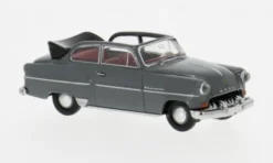 Opel Olympia Cabrio, dunkelgrau, 1954, 1:87, Brekina