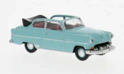 Opel Olympia Cabrio, helltürkis, 1954, 1:87, Brekina