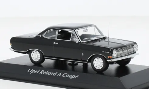 Opel Rekord A Coupe, schwarz, 1962, 1:43, Maxichamps