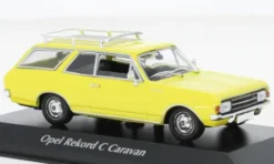 Opel Rekord C Caravan, gelb, 1968, 1:43, Maxichamps