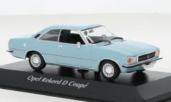 Opel Rekord D Coupe, hellblau, 1975, 1:43, Maxichamps
