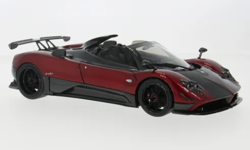 Pagani Zonda Clinque Roadster, rot/schwarz, 2009, 1:18, Almost Real