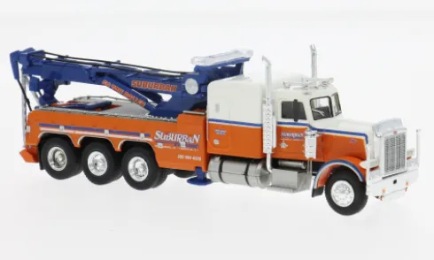 Peterbilt 359 Abschleppwagen, 1973, Suburban, 1:87, Brekina