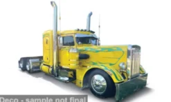 Peterbilt 350, gelb/grün, 1952, 1:64, IXO America