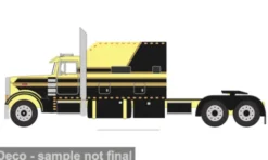 Peterbilt 379, gelb/schwarz, 2002, 1:64, IXO America