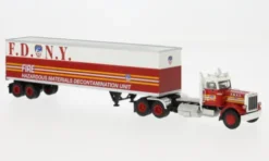 Peterbilt 359 Ko-SZ, 1973, FDNY, 1:87, Brekina