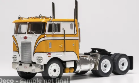 Peterbilt 352 Pacemaker, weiss/gelb, 1979, 1:43, IXO