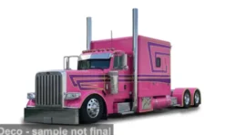Peterbilt 379, pink/Dekor, 1:64, IXO America