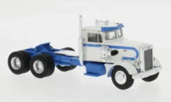 Peterbilt 281, weiss/blau, 1955, 1:87, Brekina