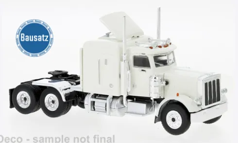 Peterbilt 359, weiss, 1973, 1:87, Brekina