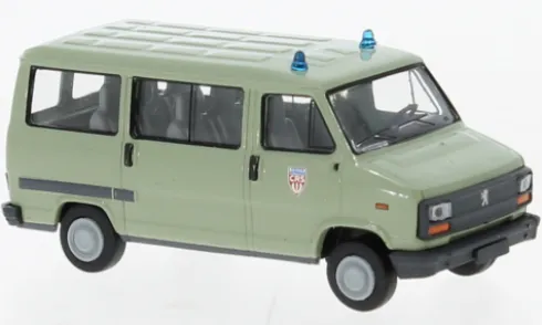 Peugeot J5 Bus, 1982, Police CRS, 1:87, Brekina