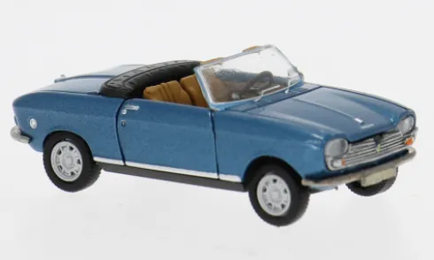 Peugeot 204 Cabriolet, blau, 1967, 1:87, Brekina