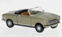 Peugeot 204 Cabriolet, gold, 1967, 1:87, Brekina