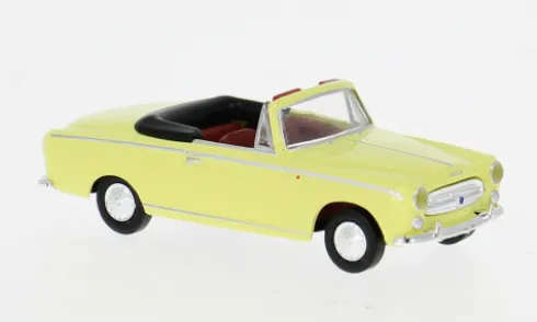 Peugeot 403 Cabriolet, hellgelb, 1956, 1:87, Brekina