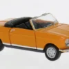 Peugeot 204 Cabriolet, orange, 1967, 1:87, Brekina