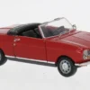 Peugeot 204 Cabriolet, rot, 1967, 1:87, Brekina