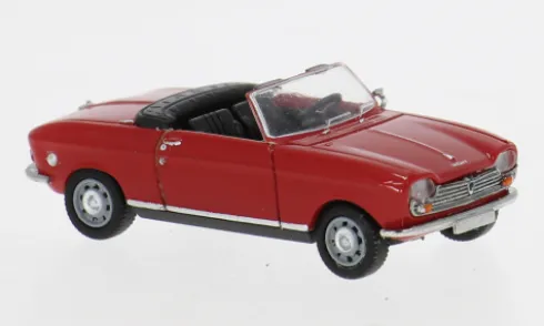 Peugeot 204 Cabriolet, rot, 1967, 1:87, Brekina