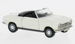 Peugeot 204 Cabriolet, weiss, 1967, 1:87, Brekina