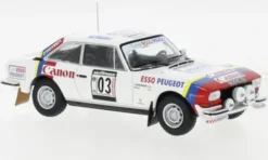 Peugeot 504 Coupe V6, Rally WM, Rallye Cote d Ivoire, 1978, #3, S.Lampinen/A.Aho, 1:43, IXO