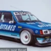 Peugeot 205 GTi, blau/Dekor, 1990, 1:18, Solido