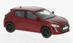 Peugeot 208 II, dunkelrot, 2019, 1:87, PCX87