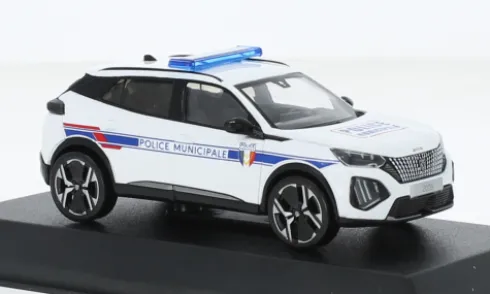 Peugeot 2008, 2024, Police Municipale (F), 1:43, Norev