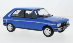 Peugeot 104 S, blau, 1981, 1:18, Norev
