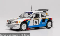 Peugeot 205 Turbo 16V Evo 2, 1000 Lakes Rally, 1986, #6, S.Blomqvist/B.Berglund, 1:43, IXO