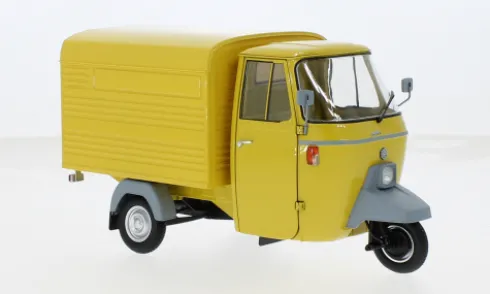 Piaggio APE 501 Van, gelb, 1979, 1:18, Mitica