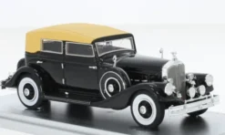 Pierce Arrow 1242 Convertible Sedan Le Baron, schwarz/hellbraun, 1933, 1:43, Kess