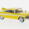 Plymouth Fury, gelb/weiss, 1958, 1:87, Brekina