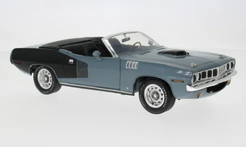 Plymouth HEMI Cuda Convertible, grau/schwarz, 1971, 1:18, ACME