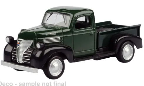 Plymouth Pick Up, dunkelgrün/schwarz, 1941, 1:43, Motormax