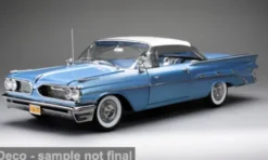 Pontiac Bonneville Hard Top, blau, 1959, 1:18, Sun Star
