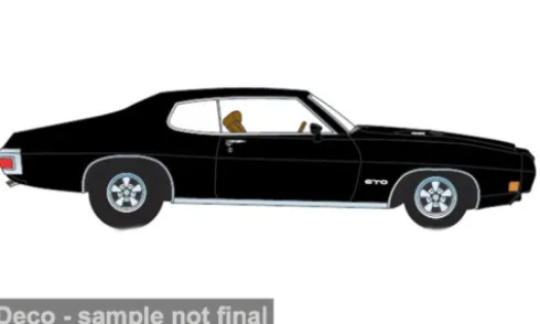 Pontiac GTO Ram Air IV, schwarz, 1970, 1:18, ACME
