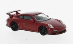 Porsche 911 (991) GT3, dunkelrot, 2017, 1:87, Minichamps