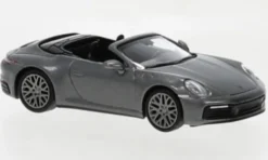 Porsche 911 (992) Carrera 4S Cabriolet, grau, 2019, 1:87, Minichamps