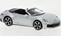 Porsche 911 (992) Carrera 4S Cabriolet, silber, 2019, 1:87, Minichamps