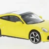 Porsche 911 (992) Carrera 4S, gelb, 2019, 1:87, Minichamps