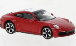 Porsche 911 (992) Carrera 4S, rot, 2019, 1:87, Minichamps