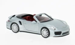 Porsche 911 (991) Turbo, silber, 1:87, Herpa