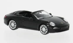 Porsche 911 Cabriolet, schwarz, 2012, 1:87, Minichamps